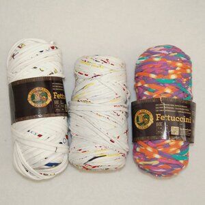 LBY Fettuccini Yarn, 3-Pack, #6 Super Bulky